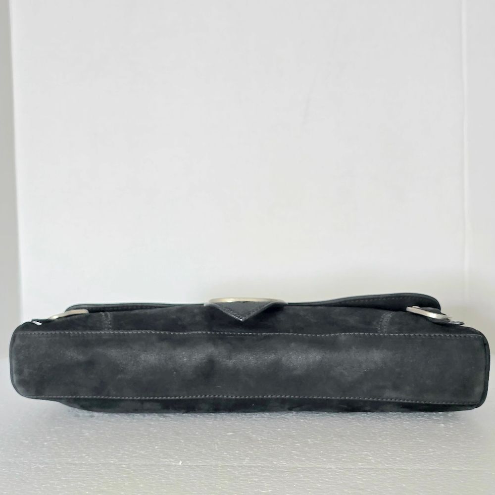 Dolce & Gabbana Black Suede Leather Handbag - Picture 7 of 12